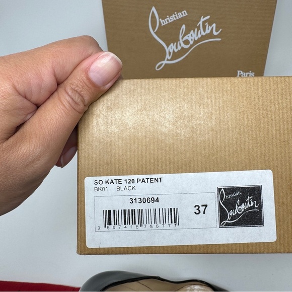 Christian Louboutin Kate 120MM Patent Leather Pumps Patent Heels - Picture 4 of 16